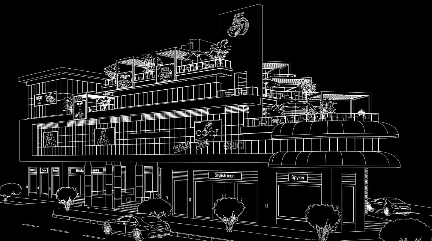 GYGY Building Blueprint Render